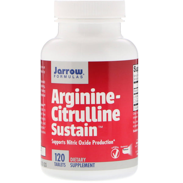 Jarrow Formulas, Arginine-Citrulline Sustain, 120 Tablets - The Supplement Shop