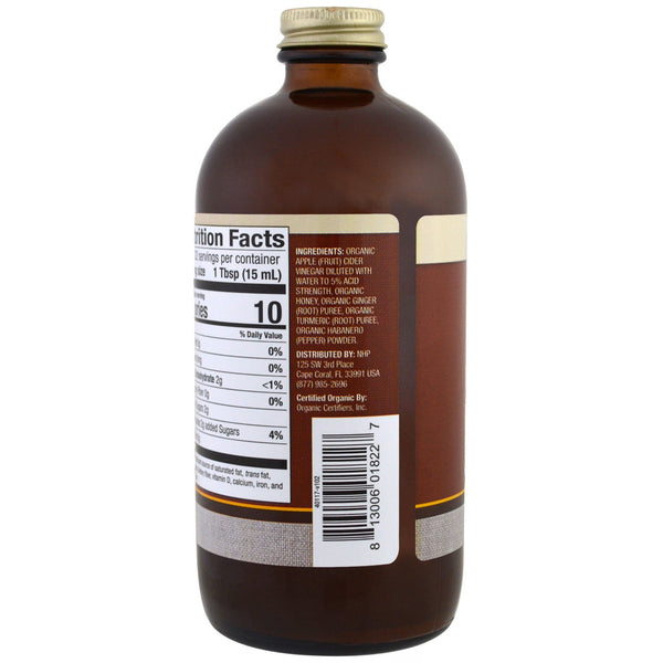 Dr. Mercola, Organic Apple Cider Vinegar, Spicy, 16 oz (473 ml) - The Supplement Shop