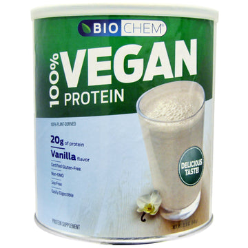 Biochem, 100% Vegan Protein, Vanilla, 22.8 oz (648 g)