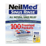 NeilMed, Sinus Rinse, All Natural Sinus Relief, 100 Premixed Packets - The Supplement Shop