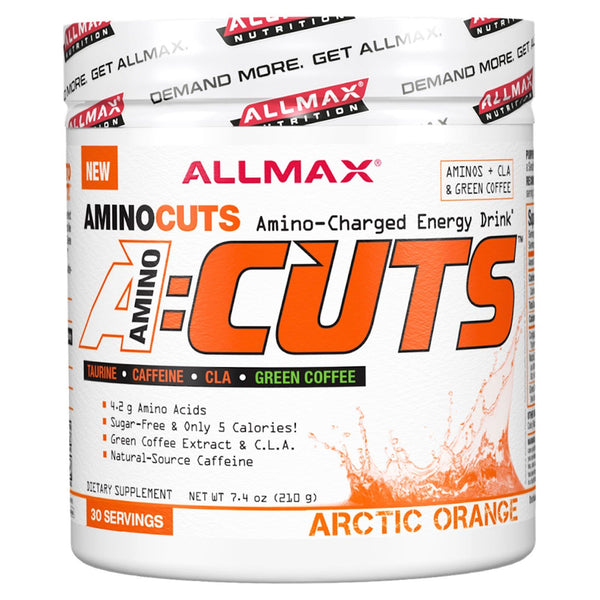 ALLMAX Nutrition, ACUTS, Amino-Charged Energy Drink, Arctic Orange, 7.4 oz (210 g) - The Supplement Shop