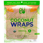 NUCO, Organic Coconut Wraps, Original, 5 Wraps (14 g) Each - The Supplement Shop