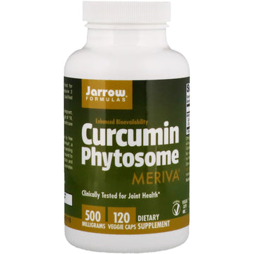 Jarrow Formulas, Curcumin Phytosome with Meriva, 500 mg, 120 Veggie Caps