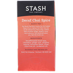 Stash Tea, Black Tea, Decaf Chai Spice, 18 Tea Bags, 1.1 oz (33 g) - The Supplement Shop