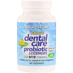 Nature's Plus, Adult's Dental Care Probiotic, Natural Peppermint Flavor, 60 Lozenges - The Supplement Shop