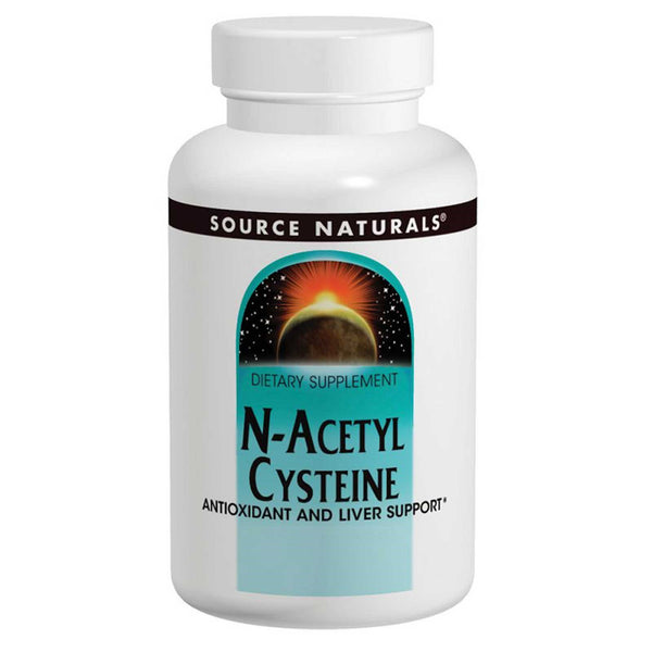 Source Naturals, N-Acetyl Cysteine, 1000 mg, 120 Tablets - The Supplement Shop