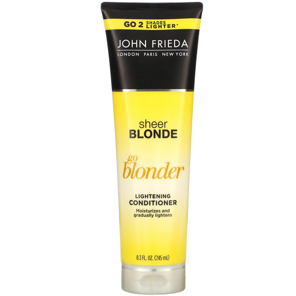 John Frieda, Sheer Blonde, Go Blonder, Lightening Conditioner, 8.3 fl oz (245 ml) - The Supplement Shop