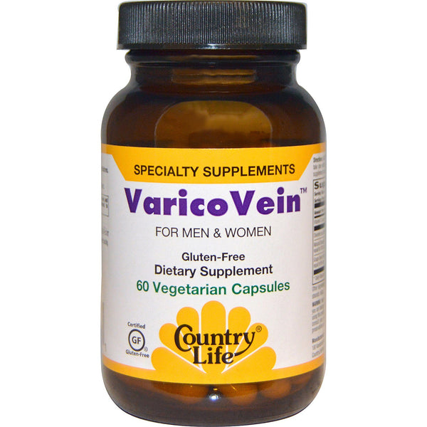 Country Life, VaricoVein for Men & Women, 60 Vegetarian Capsules - The Supplement Shop