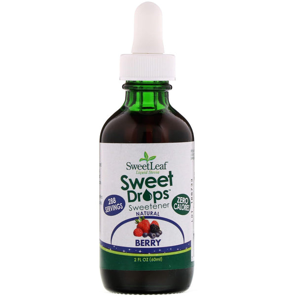 Wisdom Natural, SweetLeaf, Sweet Drops, Liquid Stevia, Berry , 2 fl oz (60 ml) - The Supplement Shop