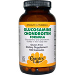 Country Life, Glucosamine Chondroitin Formula, 180 Capsules - The Supplement Shop