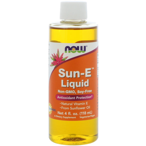 Now Foods, Sun-E Liquid, 4 fl oz (118 ml) - The Supplement Shop