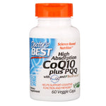 Doctor's Best, High Absorption CoQ10 Plus PQQ, 60 Veggie Caps - The Supplement Shop
