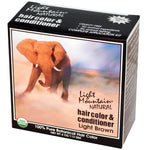 Light Mountain, Natural Hair Color & Conditioner, Light Brown, 4 oz (113 g) - The Supplement Shop