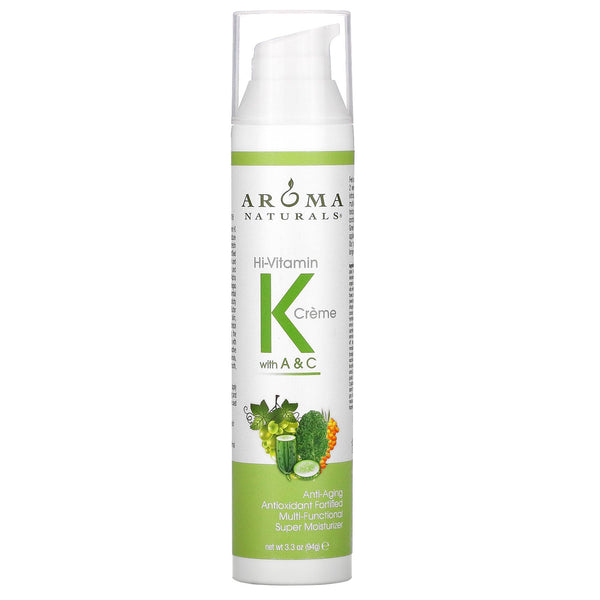 Aroma Naturals, Amazing K, A & C Vitamin Crème, 3.3 oz (94 g) - The Supplement Shop