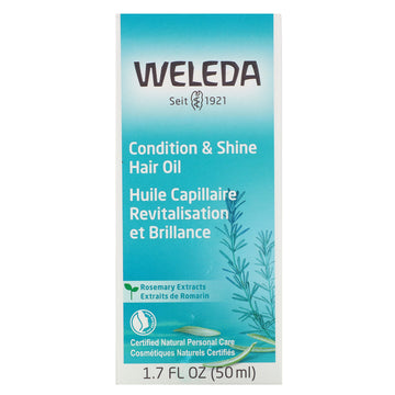 Weleda, Condition & Shine Hair Oil, Rosemary Extracts, 1.7 fl oz (50 ml)