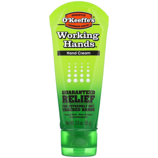 O'Keeffe's, Working Hands, Hand Cream, Unscented, 3 oz (85 g) - The Supplement Shop
