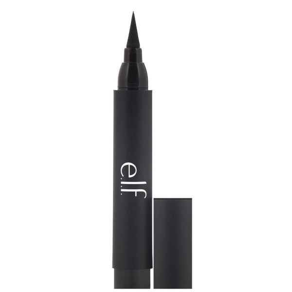 E.L.F., Intense Ink Eyeliner. Blackest Black, 0.088 oz (2.5 g) - The Supplement Shop