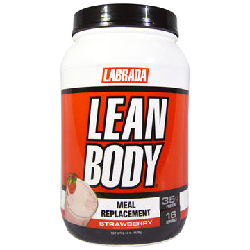 Labrada Nutrition, Lean Body, Meal Replacement, Strawberry, 2.47 lb (1120 g)
