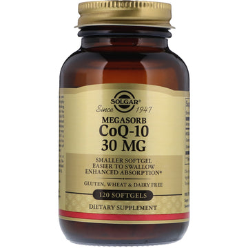 Solgar, Megasorb CoQ-10, 30 mg, 120 Softgels