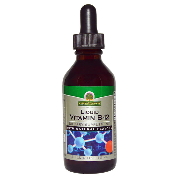 Nature's Answer, Liquid Vitamin B-12, with Natural Flavors, 2 fl oz (60 ml) - The Supplement Shop