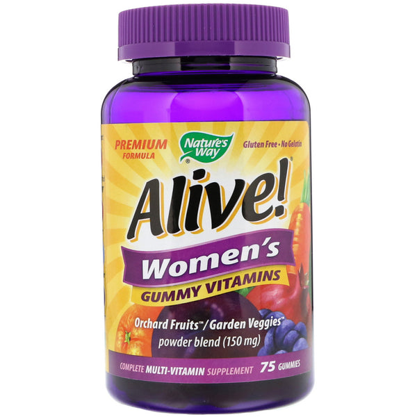 Nature's Way, Alive! Women's Vitamins, 75 Gummies - The Supplement Shop