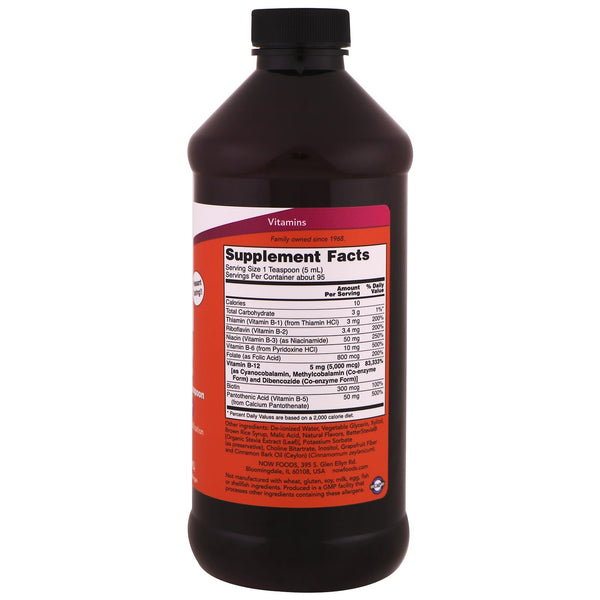 Now Foods, Ultra B-12, 5,000 mcg, 16 fl oz (473 ml)