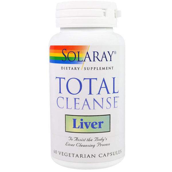 Solaray, Total Cleanse, Liver, 60 Vegetarian Capsules - The Supplement Shop