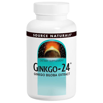 Source Naturals, Ginkgo-24, 40 mg, 120 Tablets