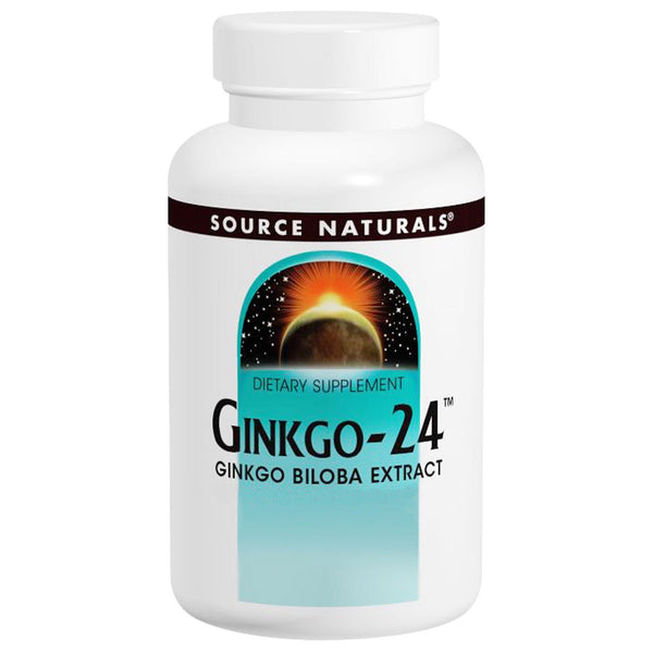 Source Naturals, Ginkgo-24, 40 mg, 120 Tablets - The Supplement Shop