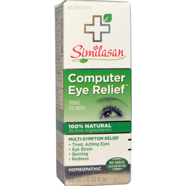 Similasan, Computer Eye Relief, Sterile Eye Drops, 0.33 fl oz (10 ml) - The Supplement Shop