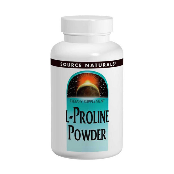 Source Naturals, L-Proline Powder, 4 oz (113.4 g) - The Supplement Shop