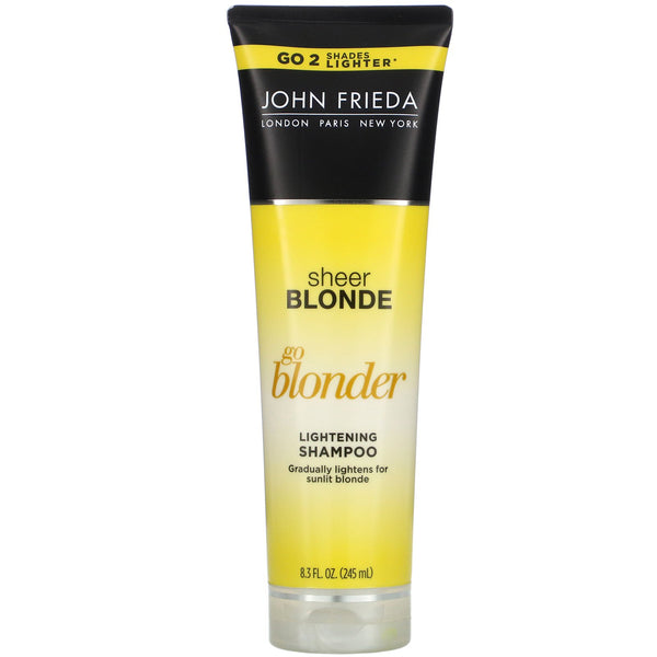 John Frieda, Sheer Blonde, Go Blonder, Lightening Shampoo, 8.3 fl oz (245 ml) - The Supplement Shop