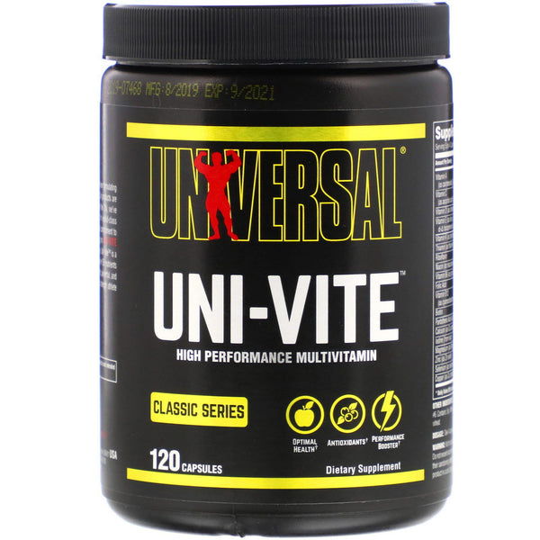 Universal Nutrition, Uni-Vite, 120 Capsules - The Supplement Shop