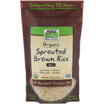 Now Foods, Organic Sprouted Brown Rice, Raw, 16 oz (454 g) - The Supplement Shop