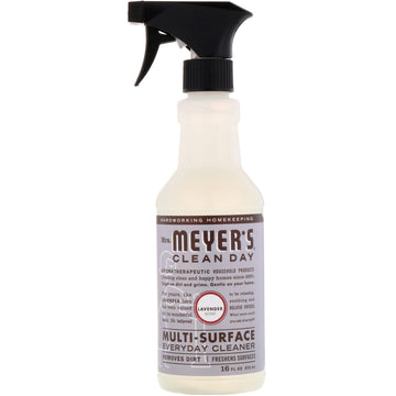 Mrs. Meyers Clean Day, Multi-Surface Everyday Cleaner, Lavender Scent, 16 fl oz (473 ml)