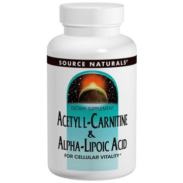Source Naturals, Acetyl L-Carnitine & Alpha Lipoic Acid, 60 Tablets