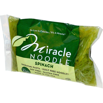Miracle Noodle, Spinach, Shirataki Pasta, 7 oz (198 g)