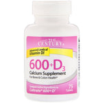 21st Century, 600+D3, Calcium Supplement, 75 Tablets - The Supplement Shop