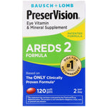 Bausch & Lomb, PreserVision, AREDS 2 Formula, Eye Vitamin & Mineral Supplement, 120 Soft Gels - The Supplement Shop