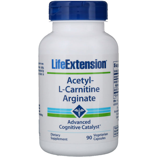 Life Extension, Acetyl-L-Carnitine Arginate, 90 Vegetarian Capsules - The Supplement Shop