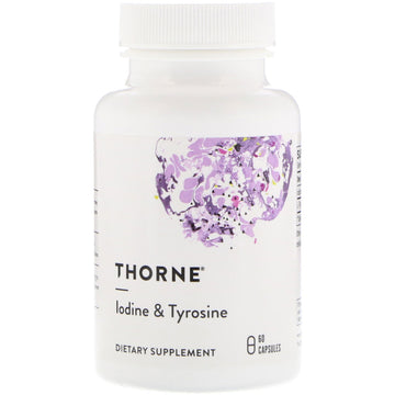 Thorne Research, Iodine & Tyrosine, 60 Capsules