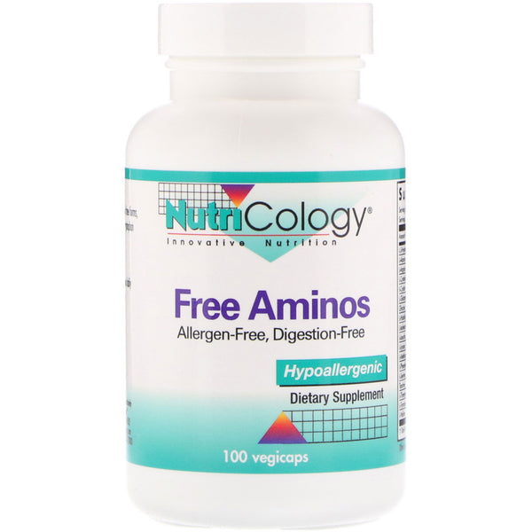 Nutricology, Free Aminos, 100 Vegicaps - The Supplement Shop