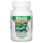 Yerba Prima, Bilberry Extra Strength, 50 Capsules - The Supplement Shop