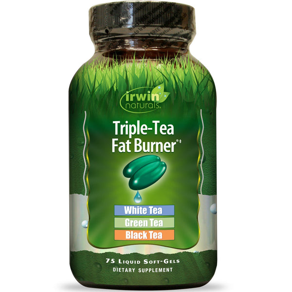 Irwin Naturals, Triple-Tea Fat Burner, 75 Liquid Softgels - The Supplement Shop