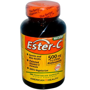 American Health, Ester-C, 500 mg, 120 Vegetarian Capsules