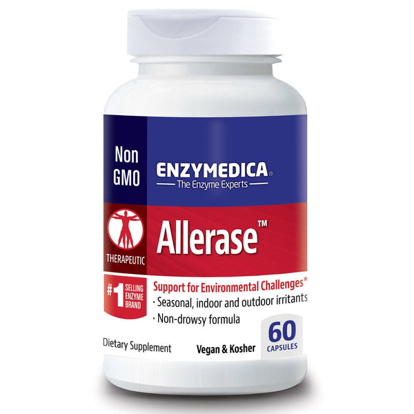Enzymedica, Allerase, 60 Capsules - The Supplement Shop