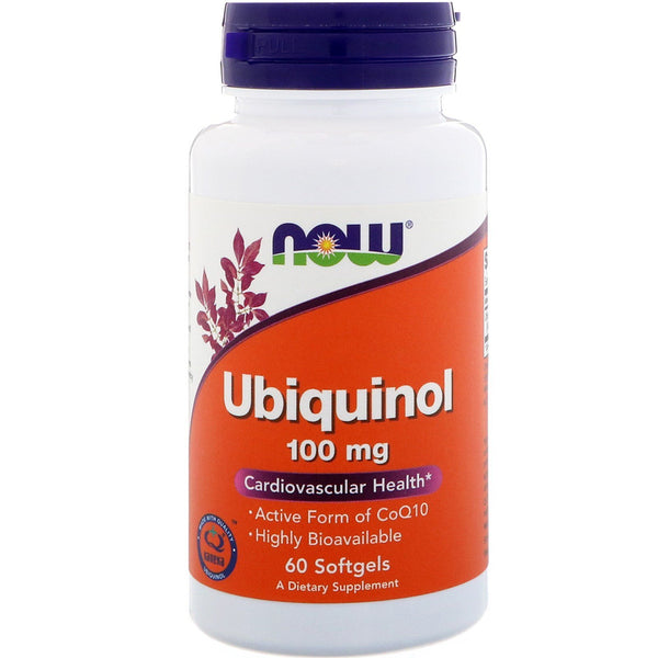 Now Foods, Ubiquinol, 100 mg, 60 Softgels - The Supplement Shop