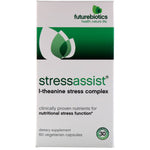 FutureBiotics, Stressassist, L-Theanine Stress Complex, 60 Vegetarian Capsules - The Supplement Shop