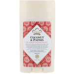 Nubian Heritage, 24 Hour Deodorant, Coconut & Papaya with Vanilla Oil, 2.25 oz (64 g) - The Supplement Shop