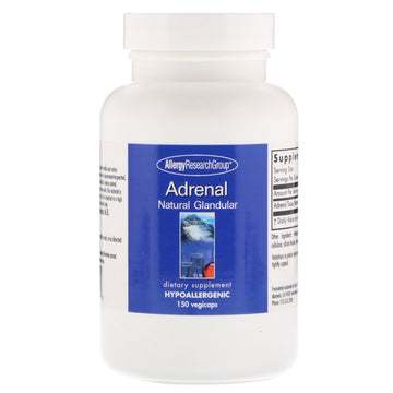 Allergy Research Group, Adrenal Natural Glandular, 150 Vegicaps